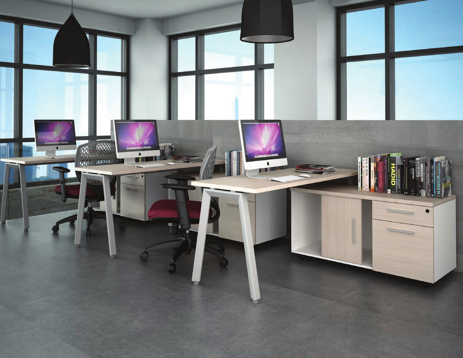 Escritorio Ejecutivo Tech Alpha 4<br>